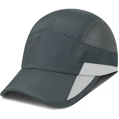 Men Women Running Cap Reflective Breathable Quick Dry Sports Hat Unisex Outdoor Cycling Hiking Adjustable GADIEMKENSD