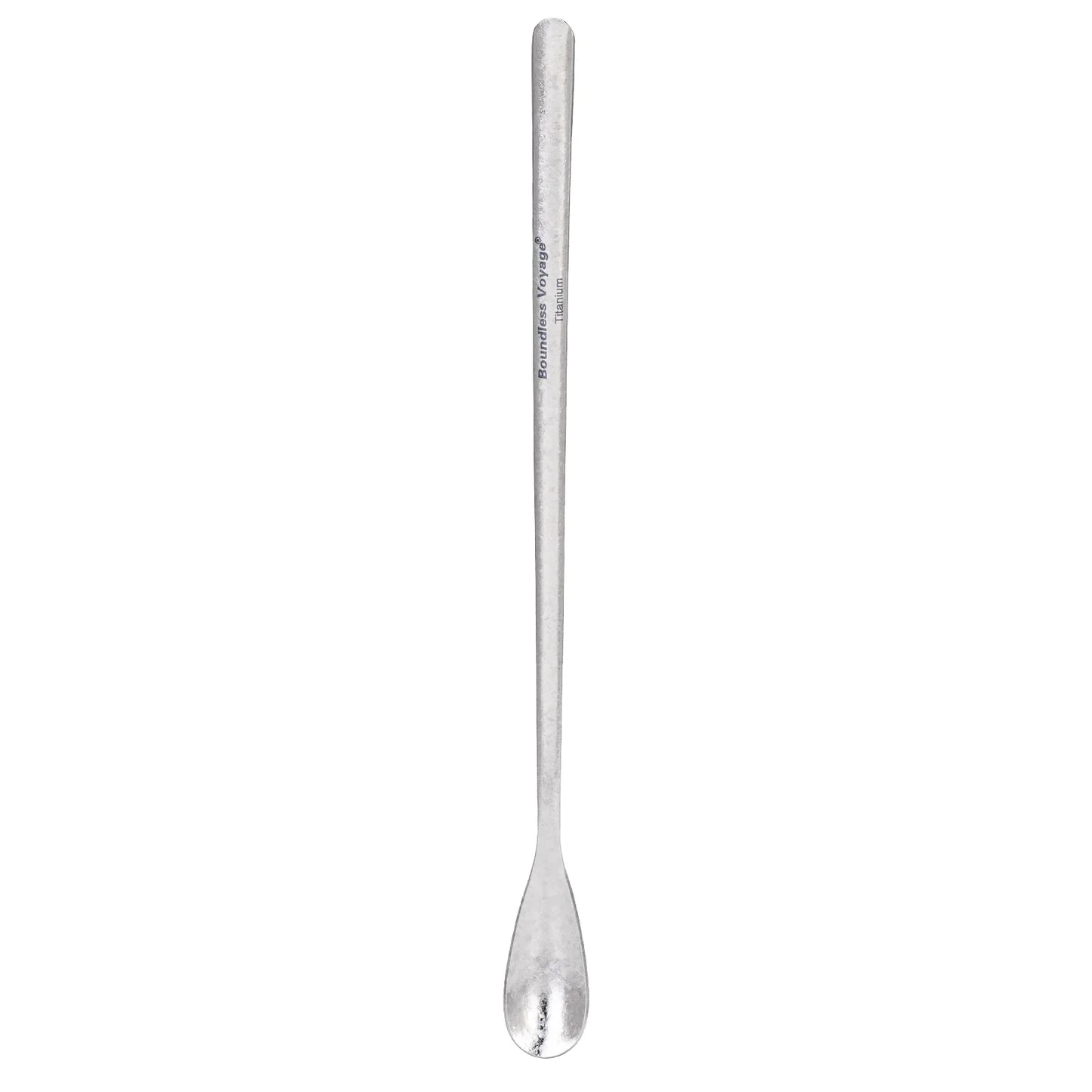 Boundless Voyage Titanium Coffee Spoon Long Handle Tea Spoon Bar Spoon Cocktail Mixing Stirrers for Drink Durable Cutlery Ti1034T / Ti1035T
