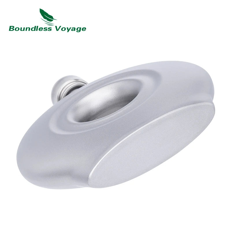 Boundless Voyage 180ml Titanium Round Hip Flask (Laser-Welded) Ti3067D