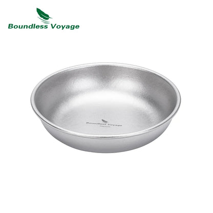 using-titanium-plates-for-camping-picnic-meal