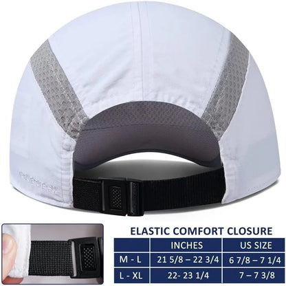 GADIEMKENSD Adjustable Reflective Sports Hat – UPF 50+, Breathable, Quick-Dry M17