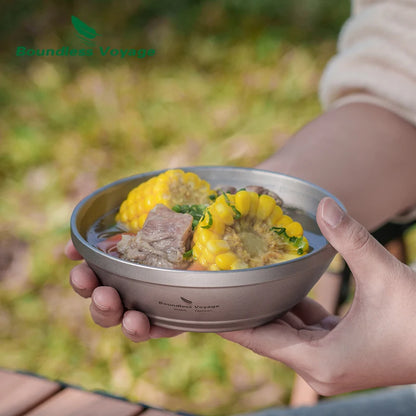 using-titanium-bowl-for-soup-at-campsite