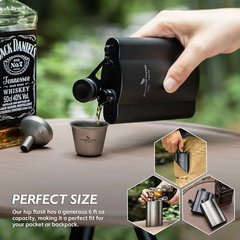 pouring-whiskey-from-titanium-flask-at-campsite