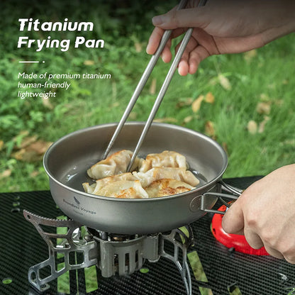 Titanium Frying Pan Camping Pan