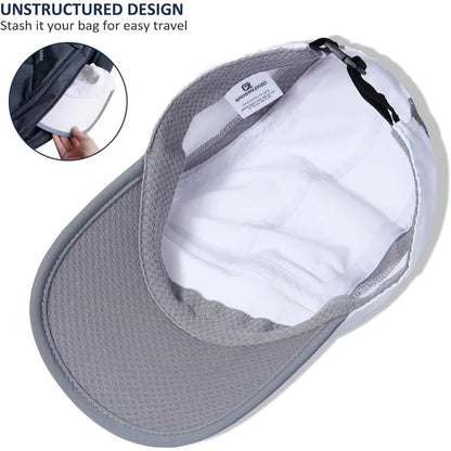 GADIEMKENSD Adjustable Reflective Sports Hat – UPF 50+, Breathable, Quick-Dry M17