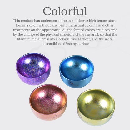Boundless Voyage Titanium Ice Flower Cup – 30ml, Double-Wall, Unique Crystallized Texture, 4 Colors Ti3082D