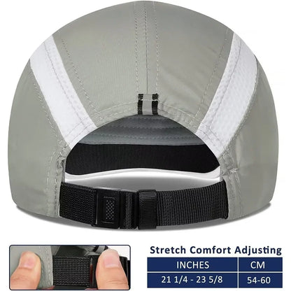 GADIEMKENSD Waterproof Outdoor Sport Baseball Cap – Quick-Dry, Breathable, Foldable, UPF 50+