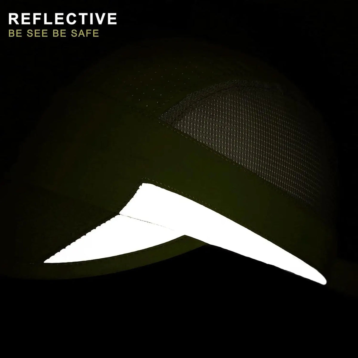 Men Women Running Cap Reflective Breathable Quick Dry Sports Hat Unisex Outdoor Cycling Hiking Adjustable GADIEMKENSD