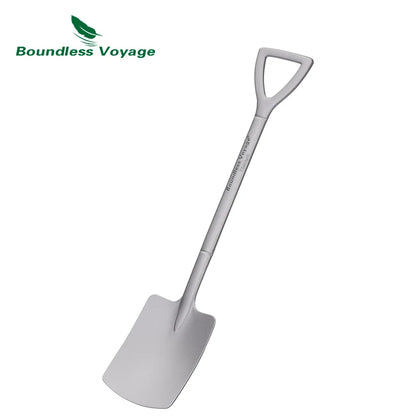 Boundless Voyage Titanium Shovel Spoon – Pointed & Square Styles, Ultralight, Ergonomic Ti1131T