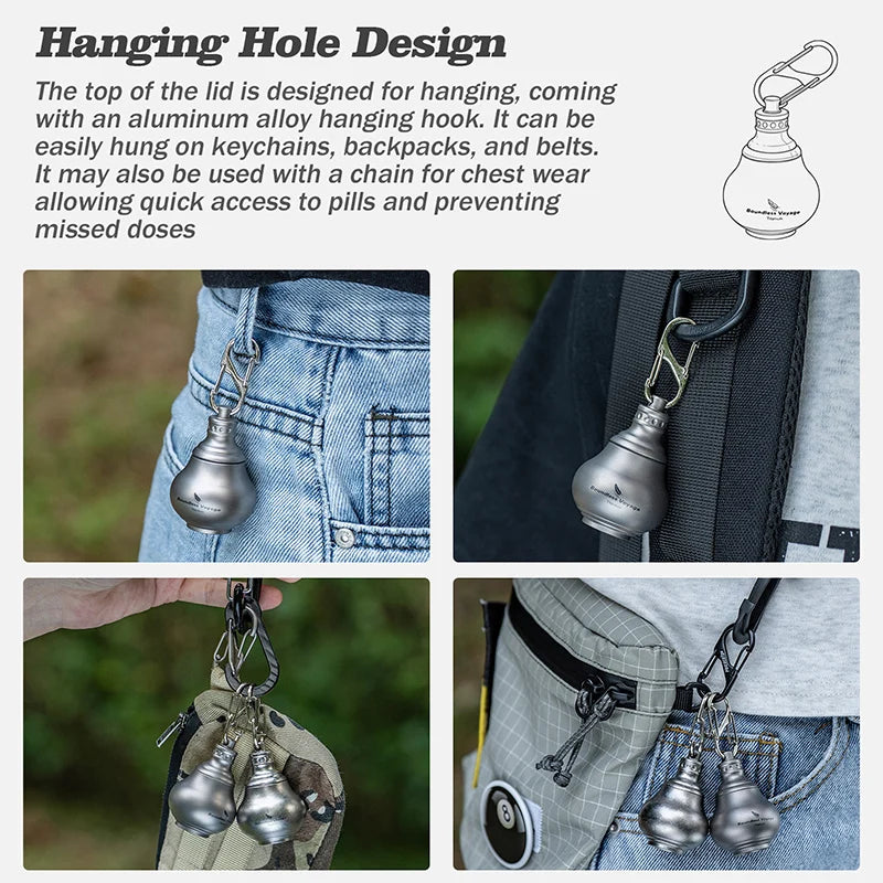 titanium-pill-container-with-aluminum-hanging-hook