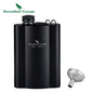 Titanium Hip Flask 180ml / 240ml Whiskey Vodka Wine Pot