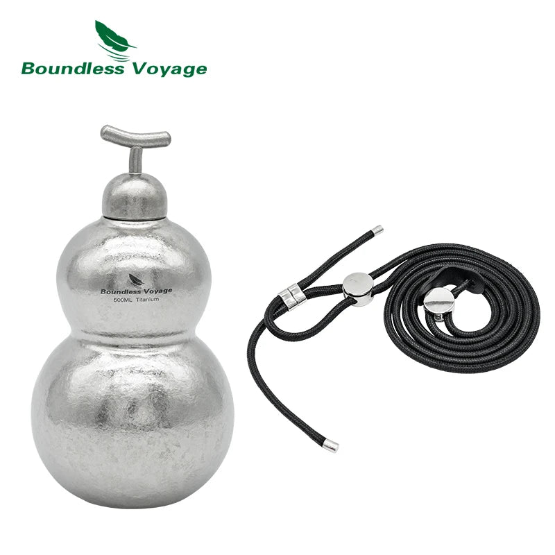 unique-titanium-gourd-shaped-flask-with-shoulder-strap