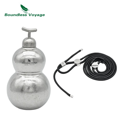 unique-titanium-gourd-shaped-flask-with-shoulder-strap