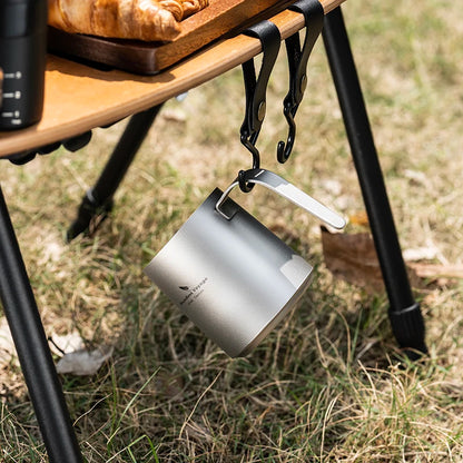 Boundless Voyage Titanium Portable Pour-over Coffee Set 300ml Coffee Mug with Detachable Dripper Outdoor Camping Coffee Maker Ti6007P