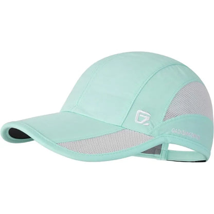 GADIEMKENSD Quick Dry Cooling Mesh Baseball Cap for Running, Golf, Tennis & Sports - Sun Hat with Long Visor & Breathable Design