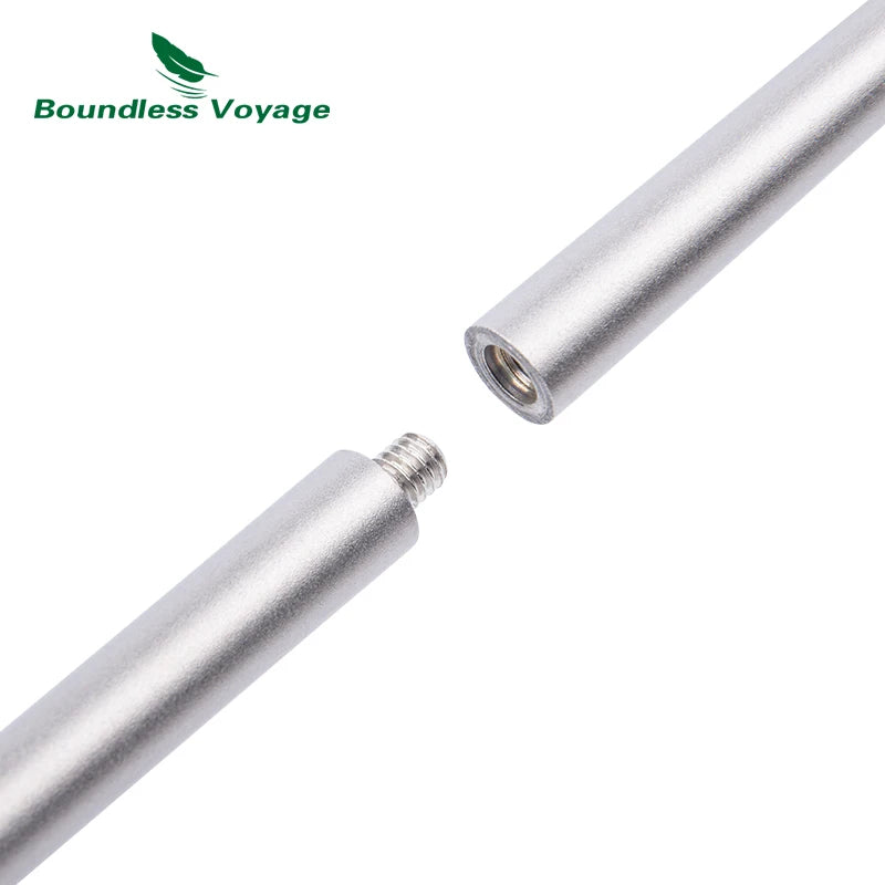 Boundless Voyage Folding Titanium Chopsticks Outdoor Camping Portable Cutlery Travel Picnic Pocket Tableware Metal Utensils Ti1007T