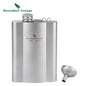Titanium Hip Flask 180ml / 240ml Whiskey Vodka Wine Pot