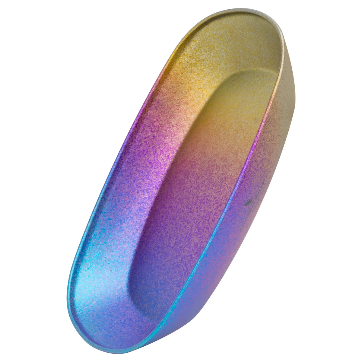 Boundless Voyage Titanium Fish-Shaped Plate with Multi-Color Crystal Finish Ti1143T