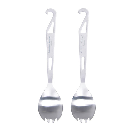 Boundless Voyage Titanium Spork Spoon with Bottle Opener 3 in 1 Outdoor Tableware Camping Cutlery Picnic Portable Flatware Ti1058T