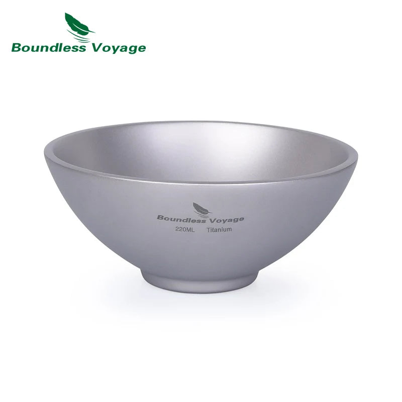 Titanium Double Walled Bowl 220ml / 450ml