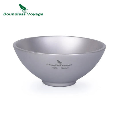 Titanium Double Walled Bowl 220ml / 450ml