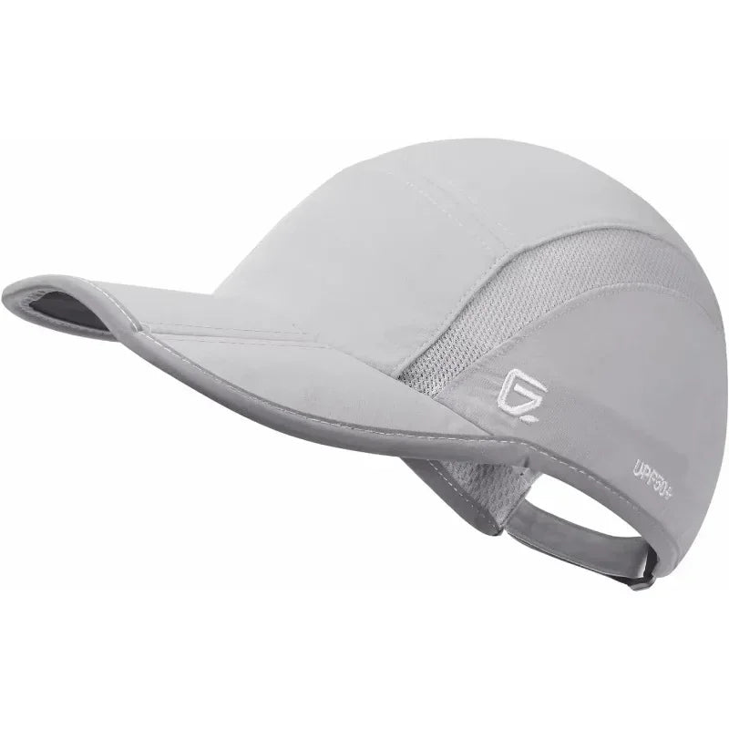 GADIEMKENSD Reflective Folding Outdoor Hat Unstructured Design UPF 50+ Sun Protection Sport Hats for Womens and Mens