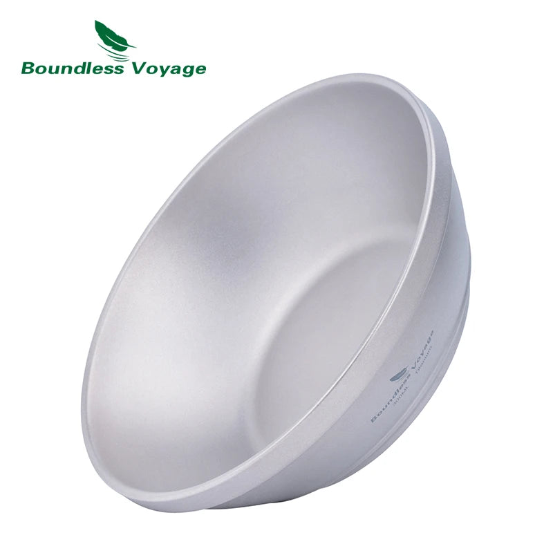 Boundless Voyage 300ml Titanium Double-Wall Bowl with Non-Slip Base Ti1082T