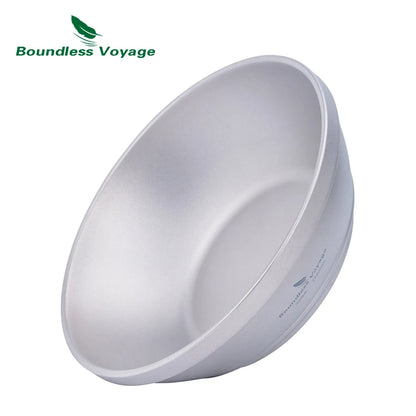 Boundless Voyage 300ml Titanium Double-Wall Bowl with Non-Slip Base Ti1082T