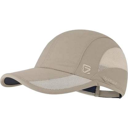 GADIEMKENSD Quick Dry Cooling Mesh Baseball Cap for Running, Golf, Tennis & Sports - Sun Hat with Long Visor & Breathable Design