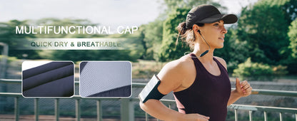 GADIEMKENSD Quick Dry Cooling Mesh Baseball Cap for Running, Golf, Tennis & Sports - Sun Hat with Long Visor & Breathable Design
