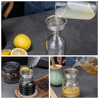 Titanium Funnel Flagon Accessories Multi-use Kitchen Funnel