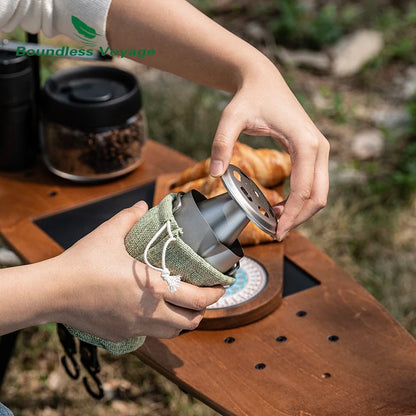 Boundless Voyage Titanium Portable Pour-over Coffee Set 300ml Coffee Mug with Detachable Dripper Outdoor Camping Coffee Maker Ti6007P