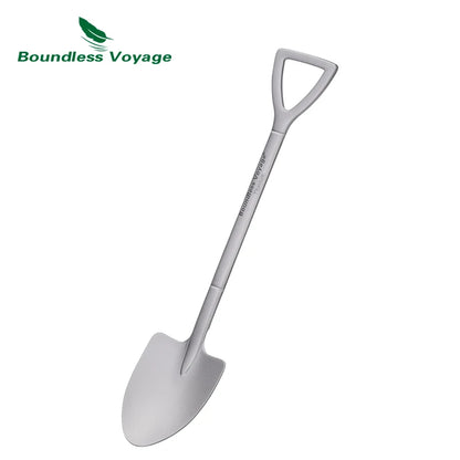 Boundless Voyage Titanium Shovel Spoon – Pointed & Square Styles, Ultralight, Ergonomic Ti1131T