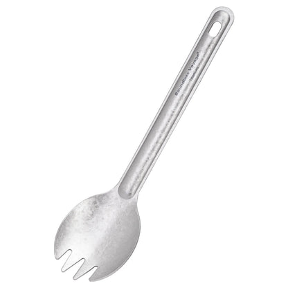 Titanium Spoon Spork Camping Tableware Lightweight Outdoor Travel Flatware Backpacking Hiking Portable Utensils for Kitchen Ti1036T
