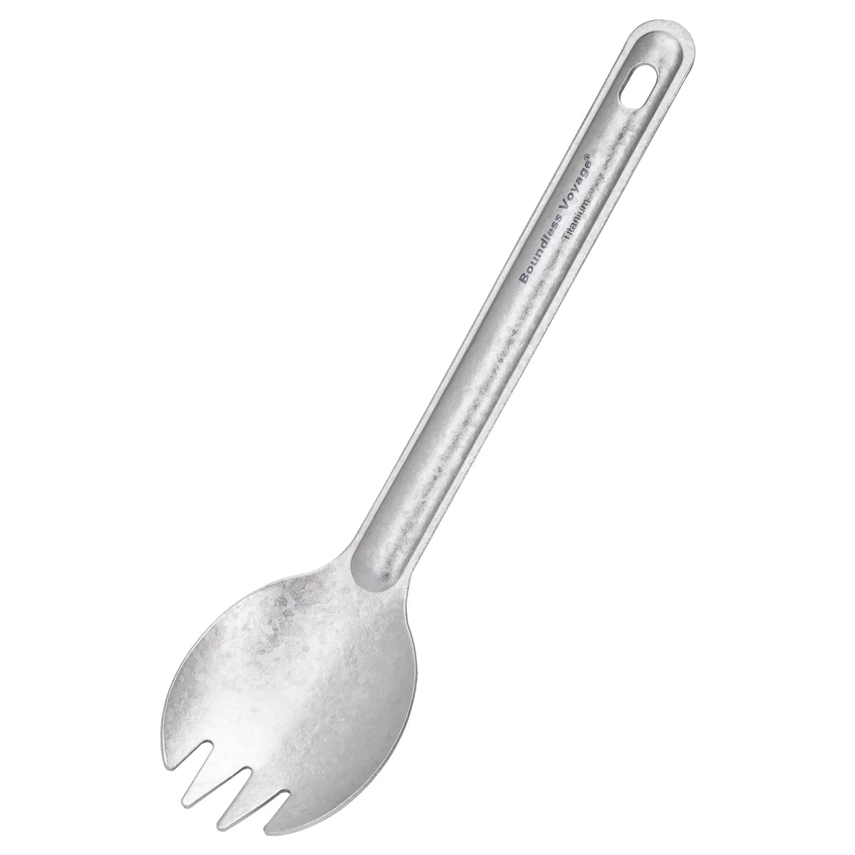 Titanium Spoon Spork Camping Tableware Lightweight Outdoor Travel Flatware Backpacking Hiking Portable Utensils for Kitchen Ti1036T