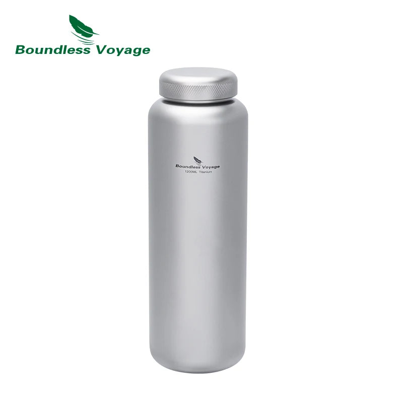 Boundless Voyage 1200ml Titanium Water Bottle with Dual Lids Ti3019D