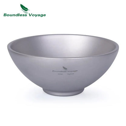 Titanium Double Walled Bowl 220ml / 450ml