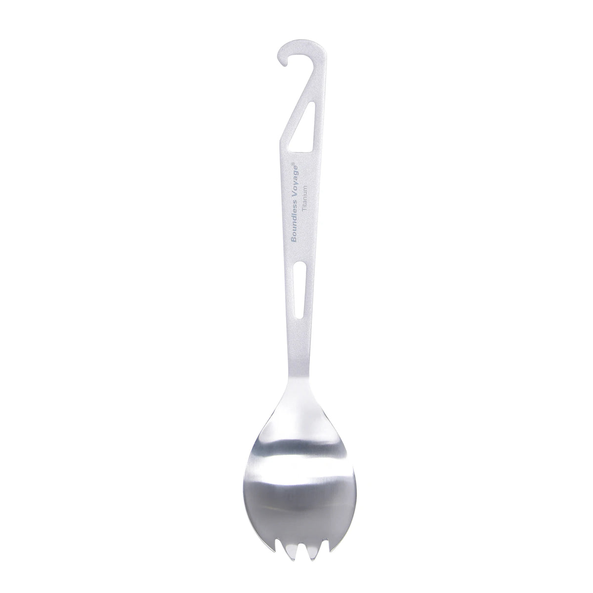 Boundless Voyage Titanium Spork Spoon with Bottle Opener 3 in 1 Outdoor Tableware Camping Cutlery Picnic Portable Flatware Ti1058T