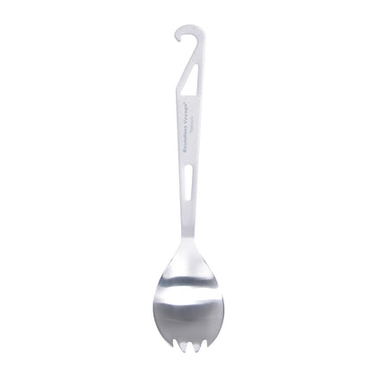 Boundless Voyage Titanium Spork Spoon with Bottle Opener 3 in 1 Outdoor Tableware Camping Cutlery Picnic Portable Flatware Ti1058T