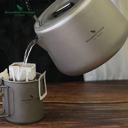 Titanium Kettle with Filter