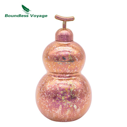 unique-titanium-gourd-shaped-flask-with-shoulder-strap