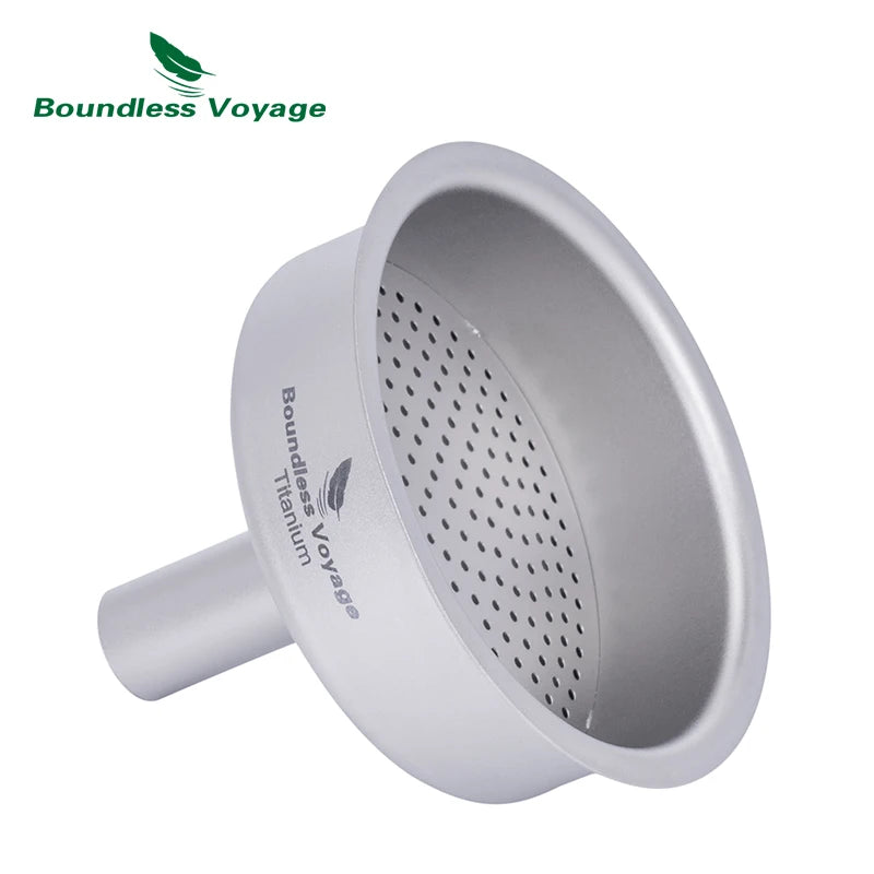 Titanium Funnel Flagon Accessories Multi-use Kitchen Funnel
