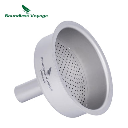 Titanium Funnel Flagon Accessories Multi-use Kitchen Funnel