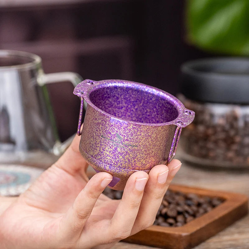 Boundless Voyage Titanium Coffee Drip Filter Ultralight Portable Folding Hanging Ear Mini Hand Brewed Coffee Filter Ti6002P