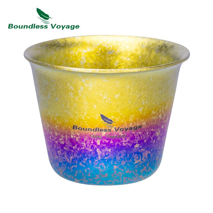 Boundless Voyage Titanium Shot Glass – 15ml, Ergonomic Design, 5 Colors Ti3069D