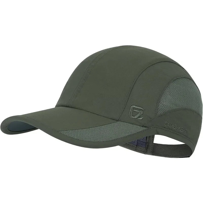 GADIEMKENSD Quick Dry Cooling Mesh Baseball Cap for Running, Golf, Tennis & Sports - Sun Hat with Long Visor & Breathable Design