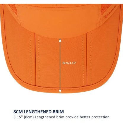 GADIEMKENSD Men Women Folding Climbing Peaked Cap Baseball Cap Outdoor Breathable Camping Hiking Quick Drying Trekking Sun Hat M38
