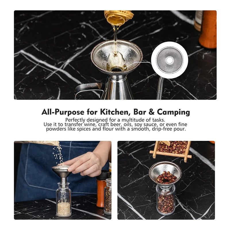 using-titanium-funnel-to-transfer-wine