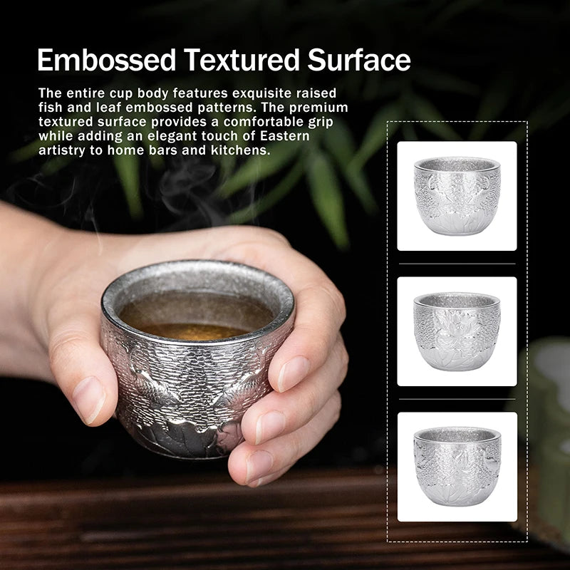 titanium-cup-with-fish-and-leaf-embossed-texture