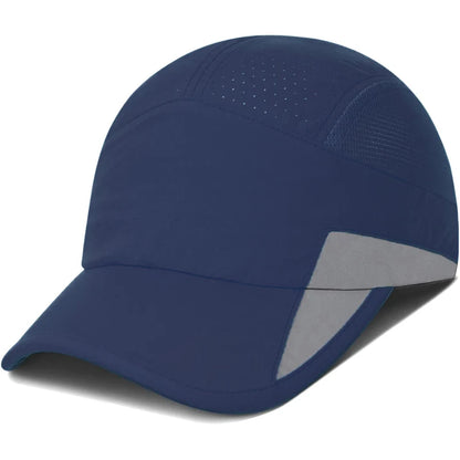 Men Women Running Cap Reflective Breathable Quick Dry Sports Hat Unisex Outdoor Cycling Hiking Adjustable GADIEMKENSD